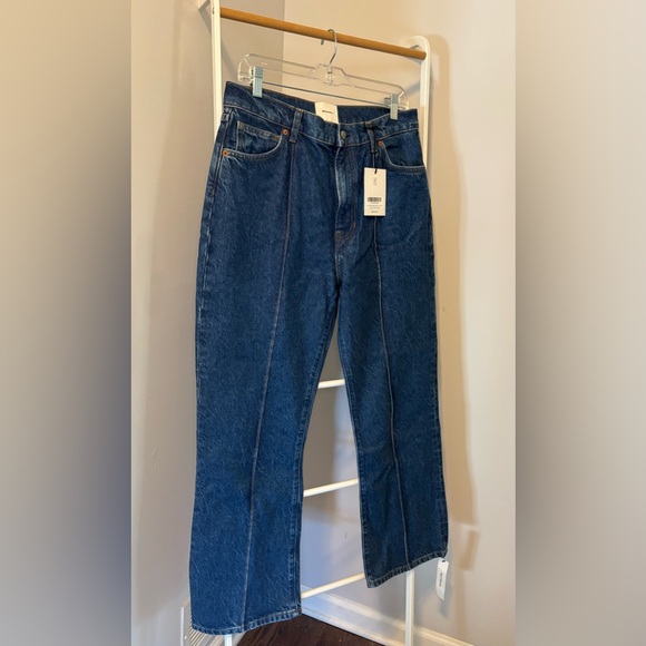 Reformation Dark Blue Bootcut Jeans NWT - Picture 5 of 12